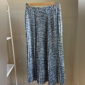 Hunter Bell Hunter Bell Blue & Silver Leopard Print "Piper” sz. 4